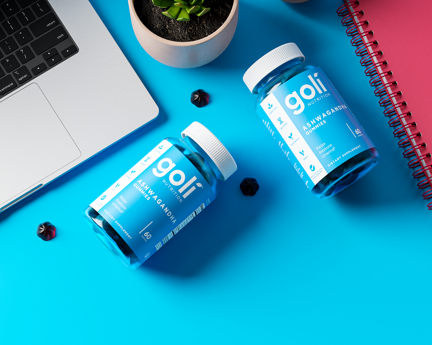 Goli Gummies Bottle – Stress Relief Supplement Available in Pakistan