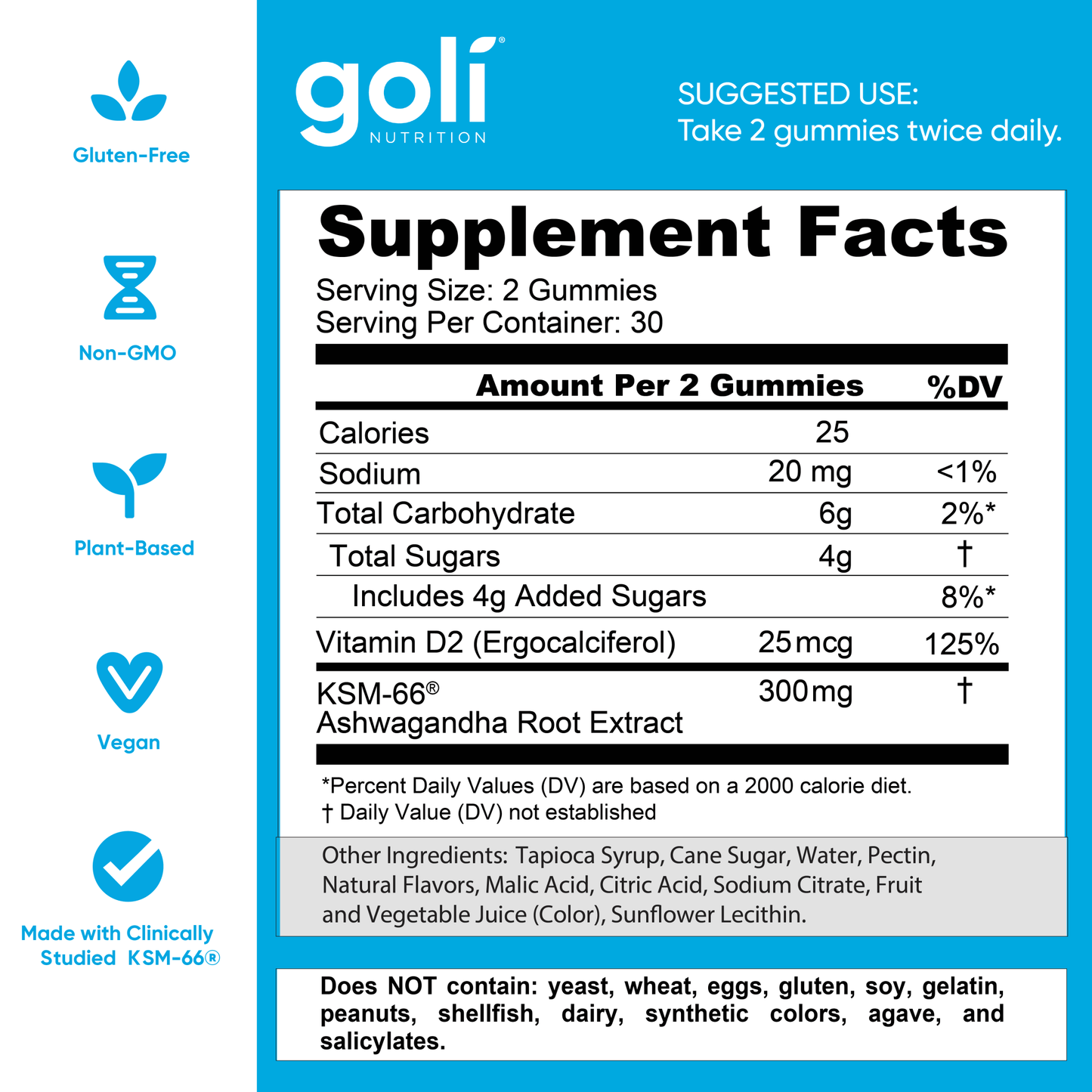 Ashwagandha Gummies - Now in Pakistan - Goli Nutrition Pakistan